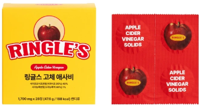 링글스 고체 애사비 캔디 제로슈가 사과초모 고압축 캔디 1박스 28정, 1개 - 쿠팡