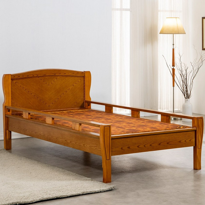 [웰빙건강침대] 헤움 싱글 황토볼침대 S, 네츄럴