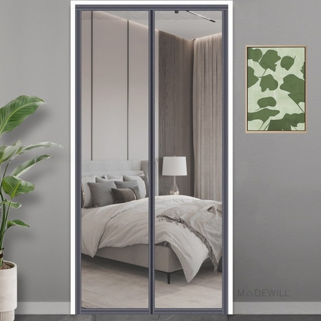 메드윌 문 현관문 사무실 모기장 방충망 방문 자석형 넓은 벨크로 배란다 창문