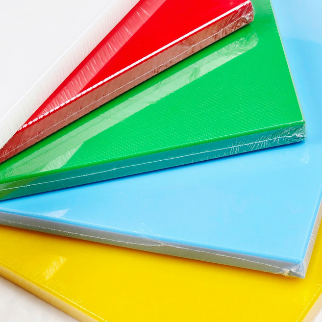 더사키친 업소용도마 컬러 위생도마 국산 정육 횟집 식당 업소 영업용 맞춤도마 1개 흰색, 파랑