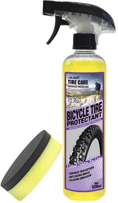 벨렉스 자전거 타이어코팅제 520ml 자전거광택제 타이어광택제 타이어보호제 타이어광 세차, 벨렉스 자전거 타이어코팅제 520ml + 스폰지, 1개