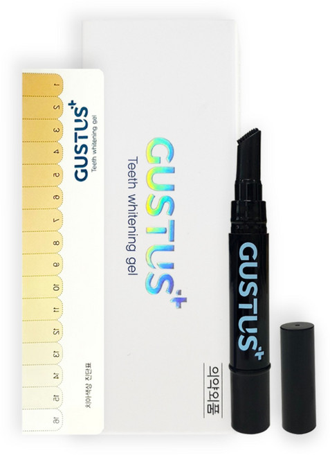 구스투스 치아미백겔(과산화수소 35%) 셀프 치아미백 기계 미백기 화이트닝 겔, 4g, 2개