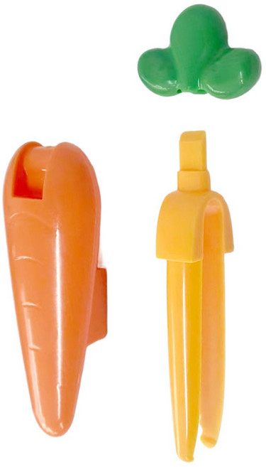 깔끔더하기 하수구 머리카락 제거 당근 집게, 4개, 주항색