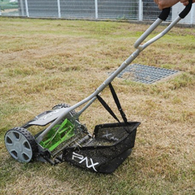 팍스 PX-RC120 저소음 수동식 잔디깍기 300mm 잔디깍는기계 잔디깎이, 1개