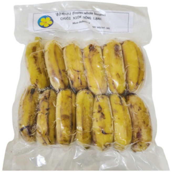 Vmart 베트남 냉동 바나나 chuoi xiem, 2개