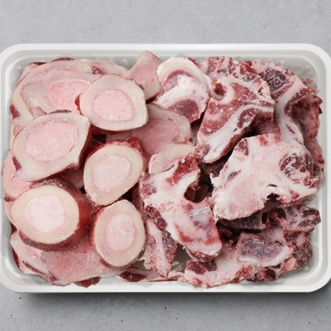 [농협안심한우] 한우 몸보신 2종 세트 4kg (사골2kg+잡뼈2kg), 1개