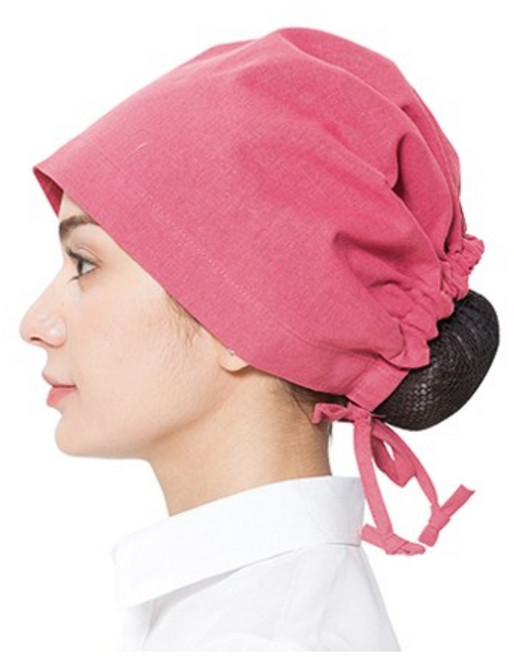 예경 사계절 린넨 무지 김수미 두건 7종, 1개, PO-0043 (진분홍색)