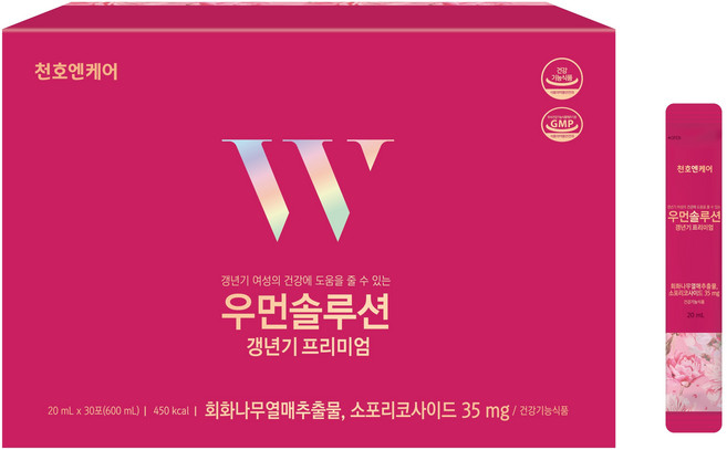 우먼솔루션 갱년기 프리미엄 영양제 30p, 600ml, 2개
