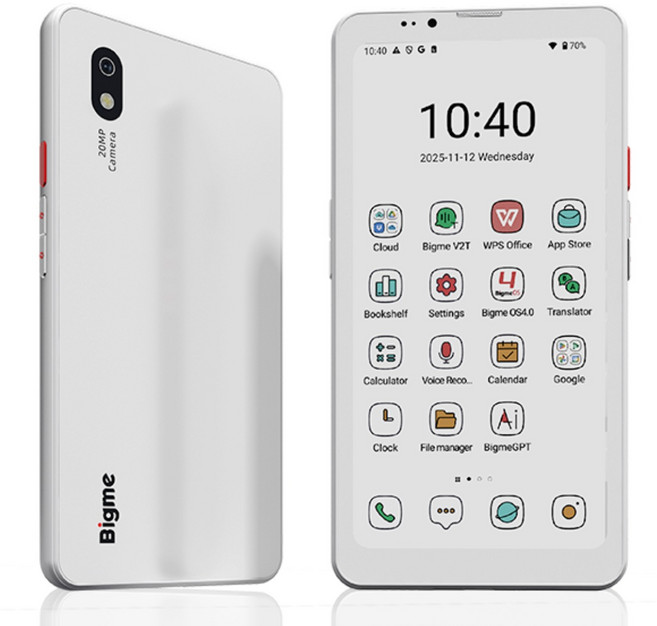 BIGME Hibreak Pro 6.13인치 전자책 리더기 300PPI 전자 잉크 디스플레이 E INK 스마트 전자책, 1개, White, Hibreak Pro Color