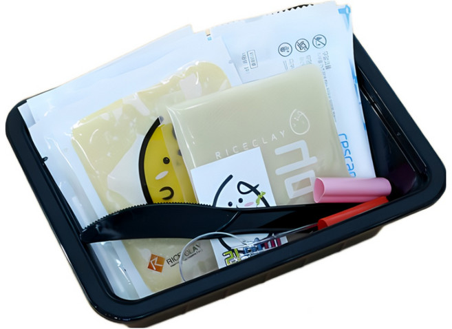 찌지 않는 송편 만들기 세트 쌀이랑놀자 베이직 KIT, 5. 국기 송편 만들기 KIT, 1개