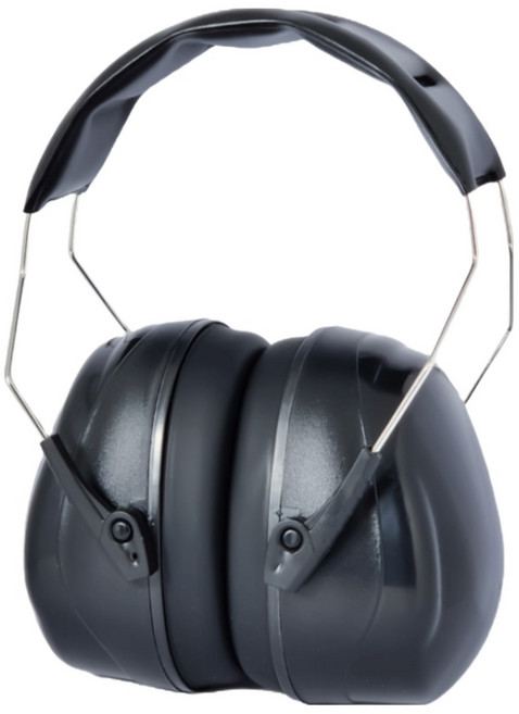 클릿온 슈퍼NRR 소음차단 헤드셋 방음 청력보호 귀마개, 블랙, 1개