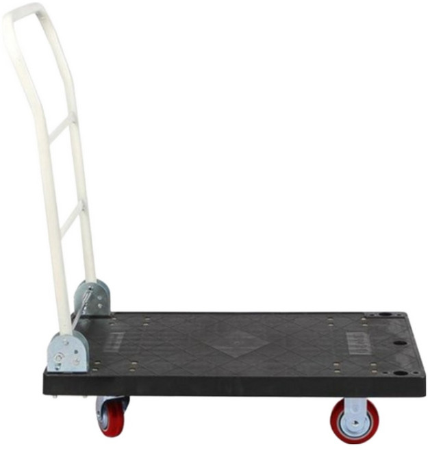 크린핏 접이식 구루마 사각대차 검정, 1개