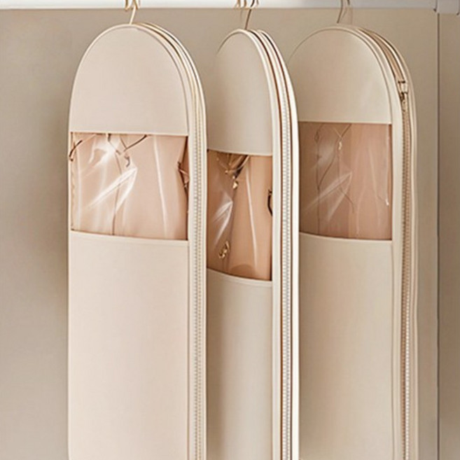 우리엔 겨울옷 옷걸이형 압축팩 패딩 보관 의류 대형 압축 파우치, 1세트, 2개입