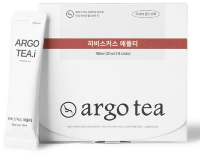 아르고티 티아이 콜드브루 히비스커스 애플티, 1개, 20g, 8개입