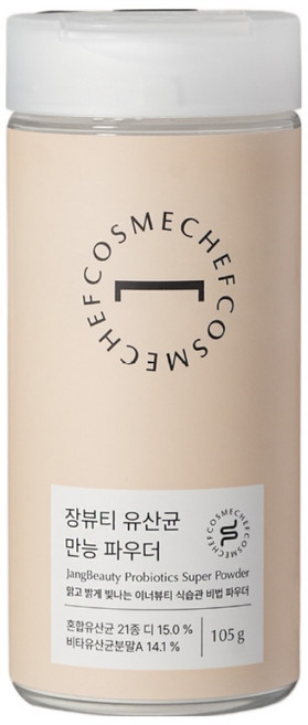 코스메쉐프 장뷰티 유산균 만능 파우더, 1세트, 1개입, 105g