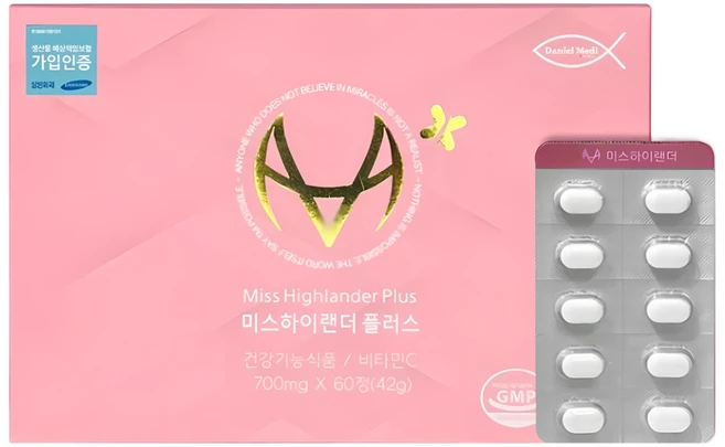 [Green] 정품 미스하이랜더플러스 60정 동안비결 먹는콜라겐, 1개 - 쿠팡