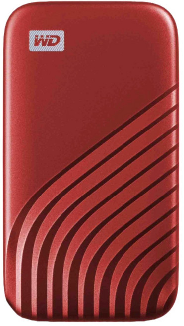 WD My Passport SSD, 1TB, Red