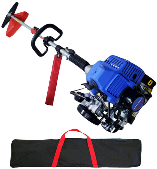 미쓰비시 메이키 가스 예초기 견착식 LPG 부탄가스 견착식 예초기 2행정 벌초기, 1개