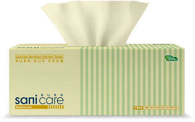 모나리자 세니케어 대나무 뽑아쓰는 키친타올, 15개, 100개입