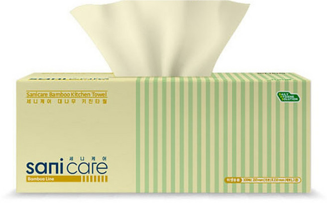 모나리자 세니케어 대나무 뽑아쓰는 키친타올, 18개, 100개입