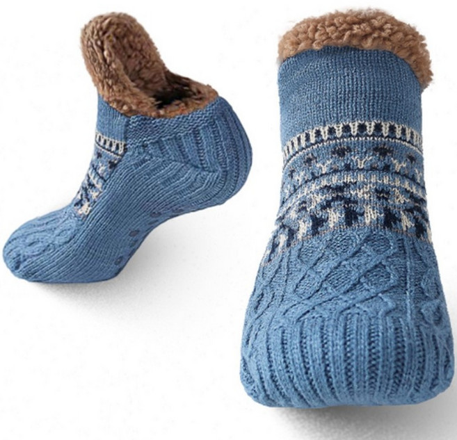 남성 겨울 니트 수면 양말 실내 양털 방한 슬리퍼 WI028WI