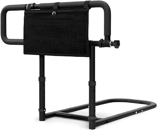 툴릭스 낙상방지 침대가드 어르신 침대손잡이 안정바 노인보호 접이식 침대안전가드, 블랙