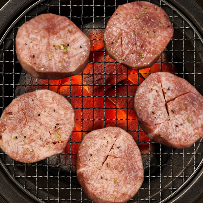 도축장집아들들 한우 우설 구이용 수육용 통우설 슬라이스 500g, 1개