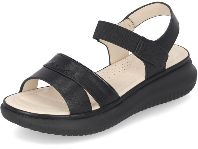 엘칸토 마쯔 여성 엣지 라인 경량 캐주얼 샌들 4cm LCWW57M426