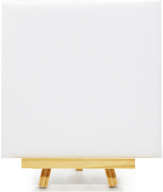 미니 캔버스 이젤 세트 15cm X 15cm, 10개