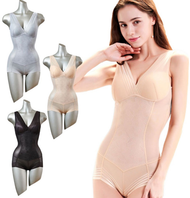[3종세트] 여성 올인원 속옷 슬림핏 인견 쿨링 바디 수트