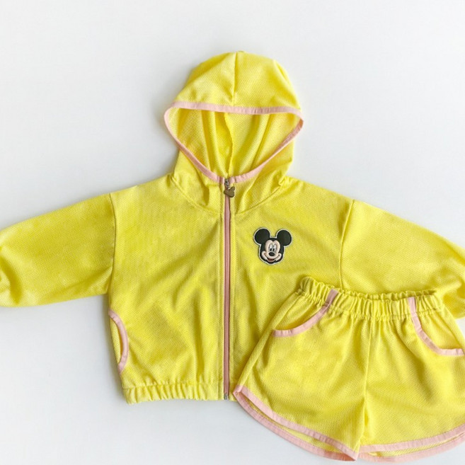 디즈니 메쉬 후드집업 상하세트 물놀이룩 키치키치