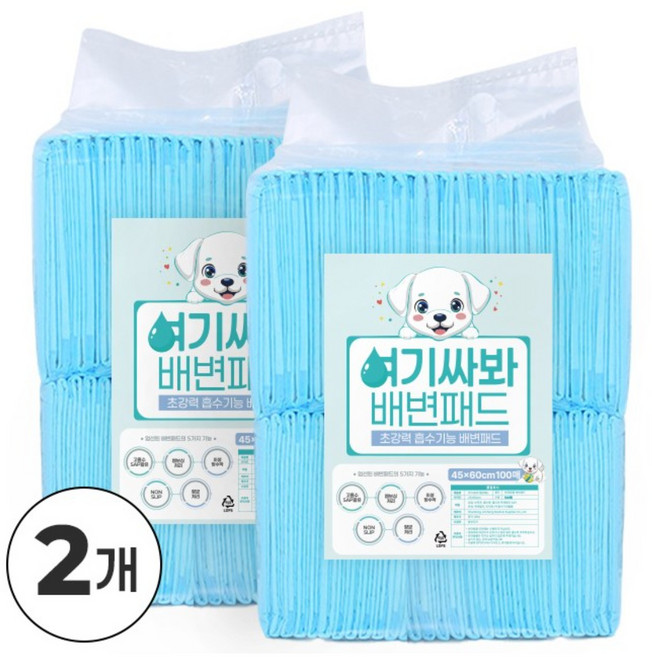 여기싸봐 프리미엄 초강력 배변패드, 1개, 200개입