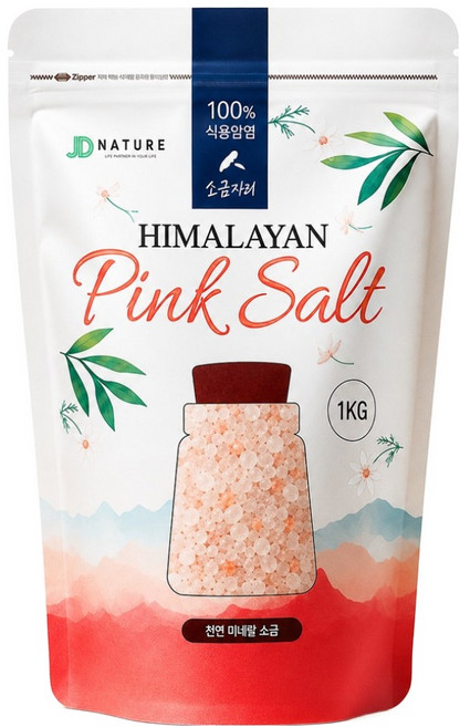 소금자리 히말라야 굵은 핑크솔트, 1개, 1kg