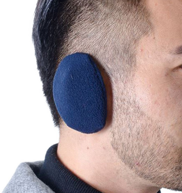 예삐스토어 2set 간편한 분리형 똑딱이 귀마개 끈없는 방한 이어머프, 2세트, 네이비