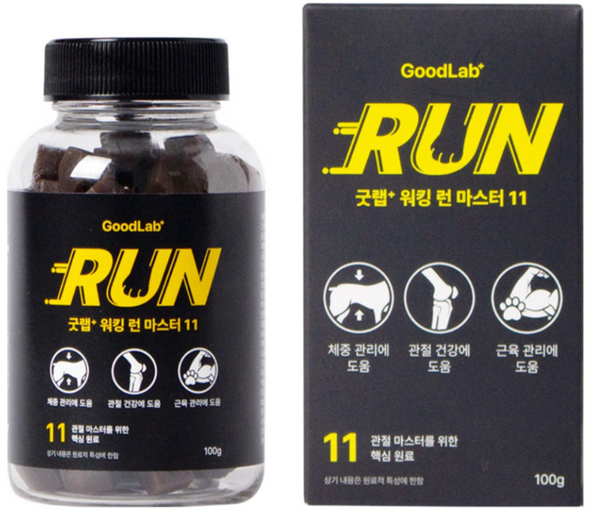 펫펫펫 강아지 관절 영양제 슬개골 약 굿랩, 1개, 가수분해 연어와 체다치즈, 뼈/관절강화