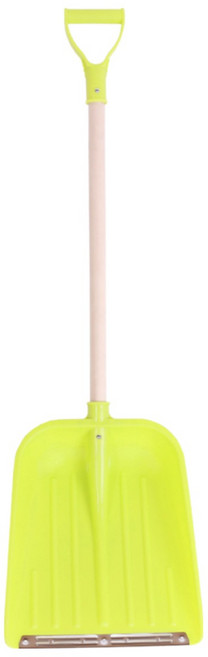 플라넥스 플라스틱 삽 국산 스텐 P삽 제설 공사장 모래 자갈 넉가래, 1개