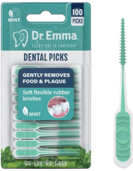 닥터에마 소프트 덴탈픽 민트, 1개, 100개입, 0.7mm