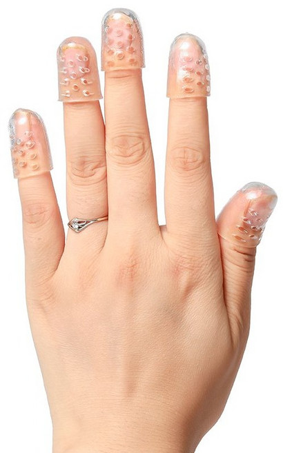 10pcs 손톱 물어뜯기 방지 손뜯기 예방 방지제 깨물기 손가락 장갑 습관 버릇고치기, 10개, 2g