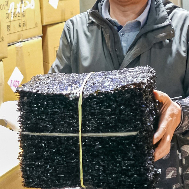 가락시장521 완도 햇 곱창김 100장 2026년 무조미 생김 명품김 곱창돌김, 350g, 1개, 완도 햇 곱창김(100장)