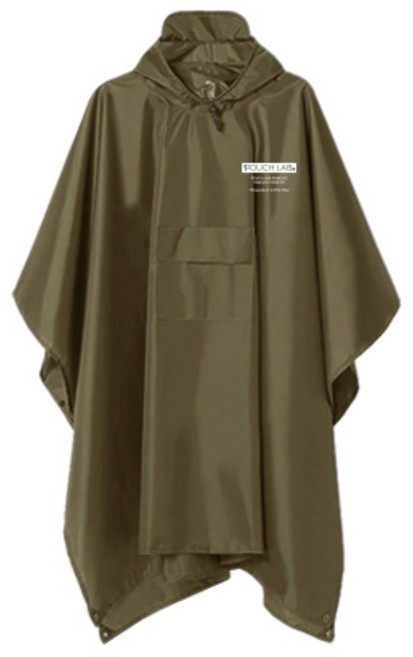 파우치랩 초경량 판초우의 등산 골프 우비 비옷, 브라운, 1개