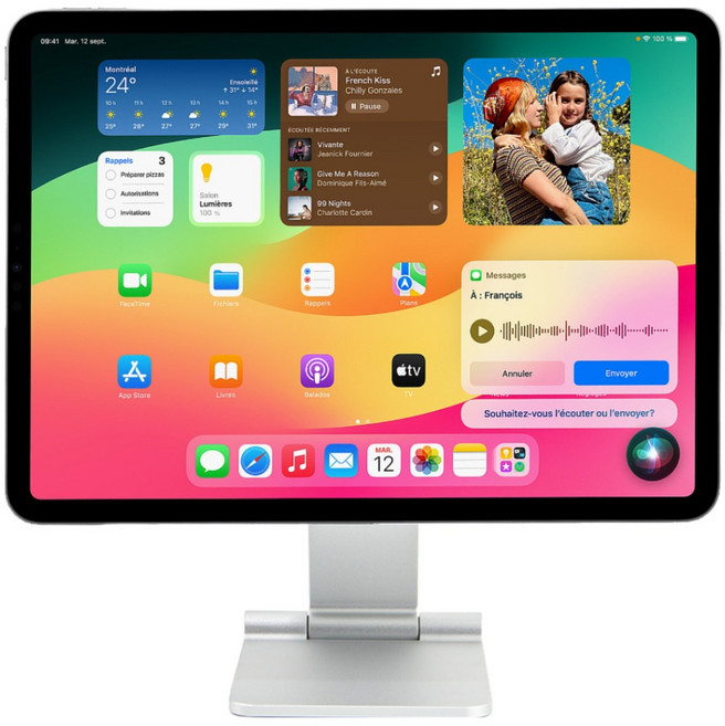 니케 Magsnap Air 아이패드 마그네틱 거치대 자석 스탠드, 실버, 아이패드프로 3/4/5/6세대 12.9인치, 1개