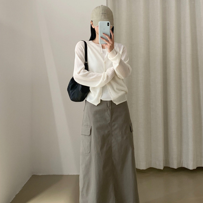 SONOVA 쏘노바 여성 여름 에어핏 얇은 니트 가디건 루즈핏 자외선차단 냉방템 데일리 기본 아우터