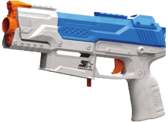 리얼세일(Realsale) 탄피 배출 권총 소프트건 소프트총 너프건 수동 리얼리티 사격, 1개