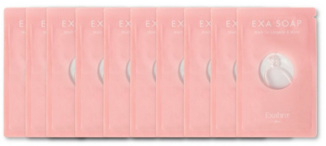 엑사소프 여행용 손세탁 휴대용 천연속옷세제 일회용 손빨래, 20개, 8ml