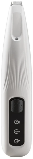 파우시 저소음 강아지 고양이 발바닥 클리퍼 미니 반려동물 이발기 미용기구 미용기 바리깡, 1개, 화이트 - 쿠팡