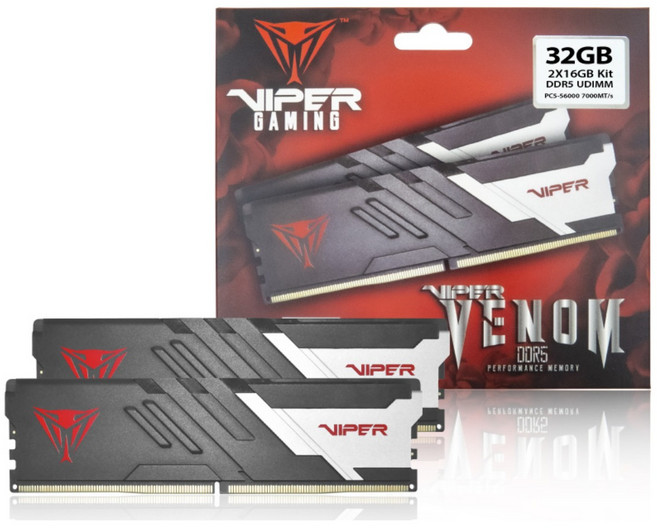 PATRIOT DDR5-7000 CL32 VIPER VENOM 패키지 파인인포 (32GB(16Gx2))