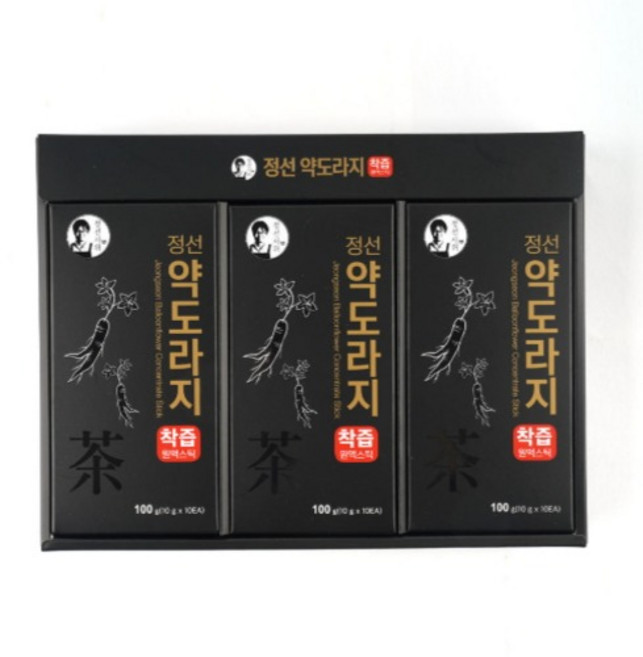 정선사위 국산 수제 약도라지청 원액 발효 농축 진액 스틱, 10g, 30개