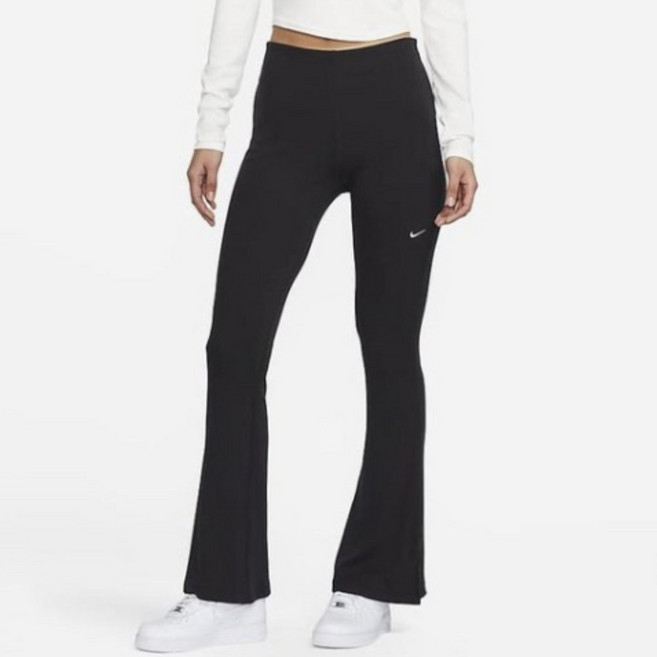 [국내 백화점]나이키 여성 겨울 니트 타이트 플레어 러닝 필라테스 스포츠 레깅스 FQ2114-010