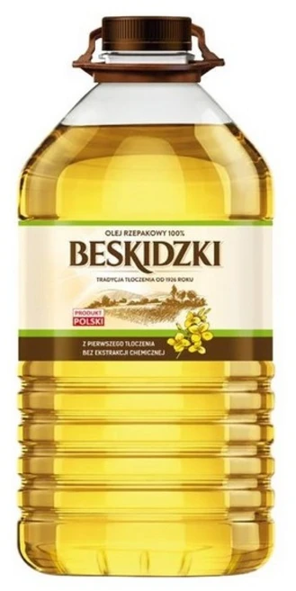 베스키스키 NON GMO 압착 카놀라유 대용량 식당용, 4개, 5L - 쿠팡