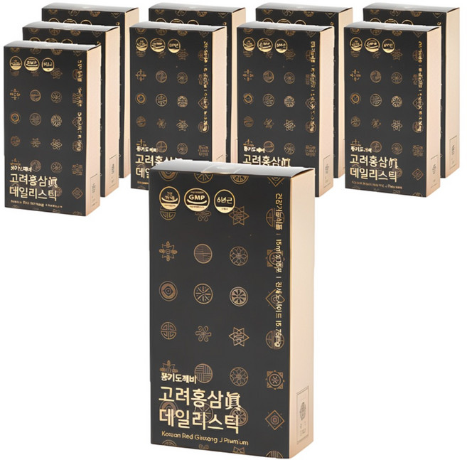 풍기도깨비 고려홍삼진 6년근 데일리스틱 15p, 15ml, 150개